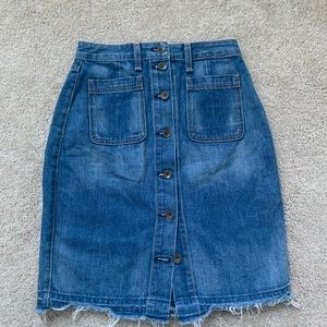 Rag and Bone denim skirt.